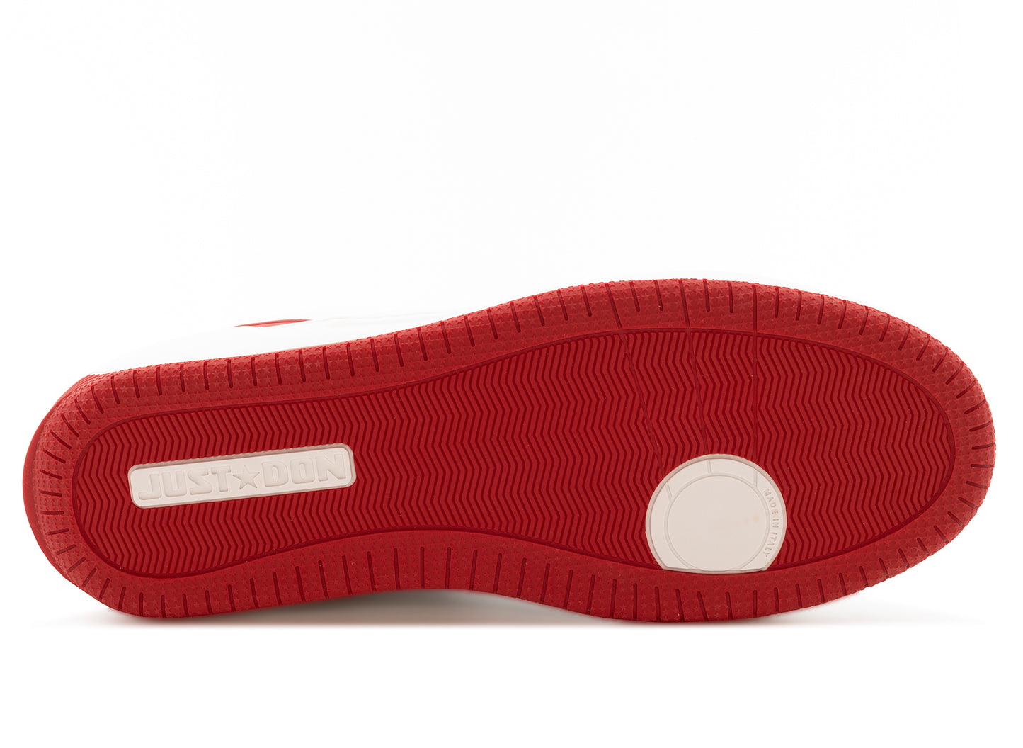 Just Don WR Courtside JD3 Shoes in White / Red