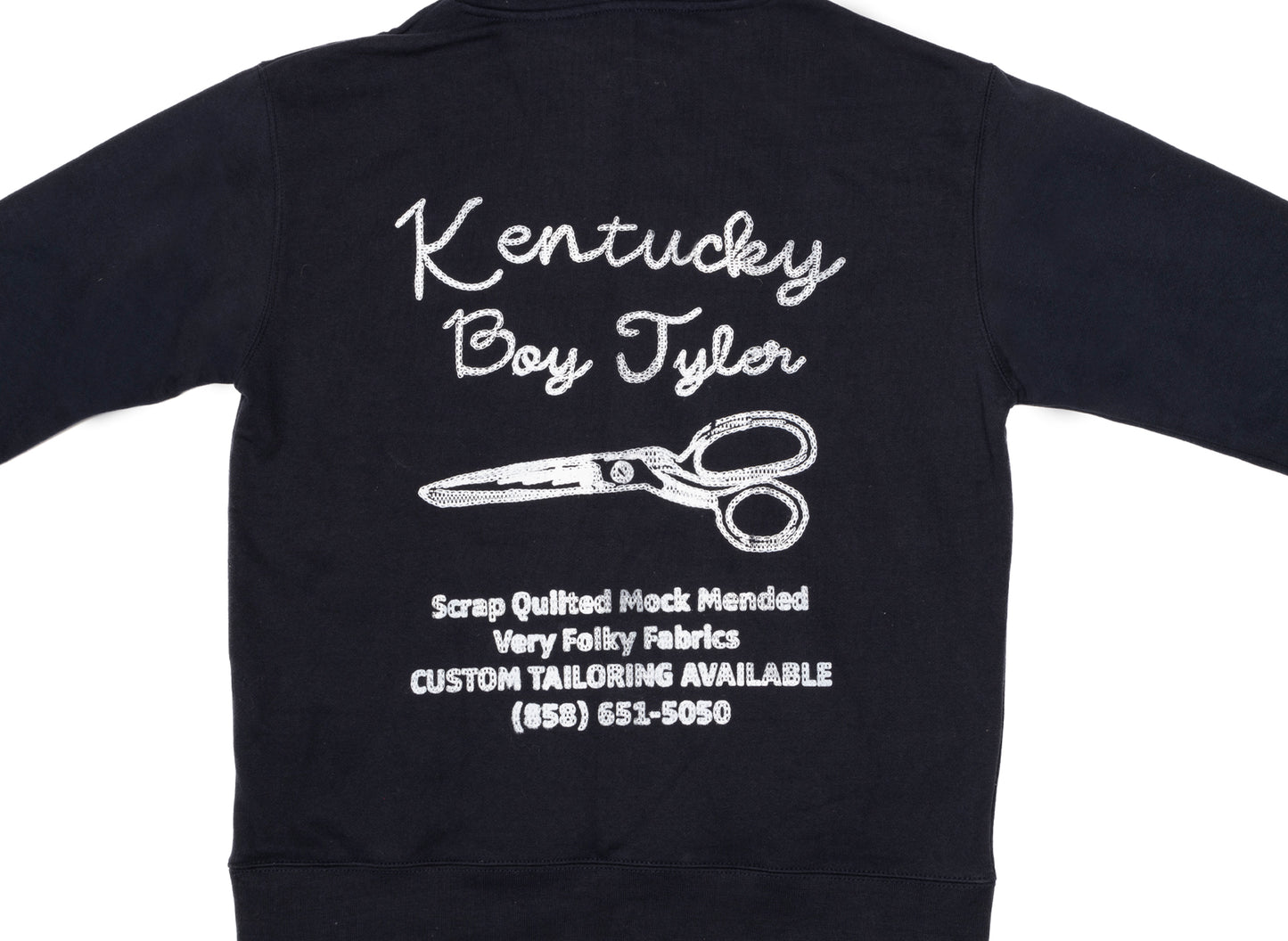 Kentucky Boy Tyler Call Me Hoodie in Navy xld