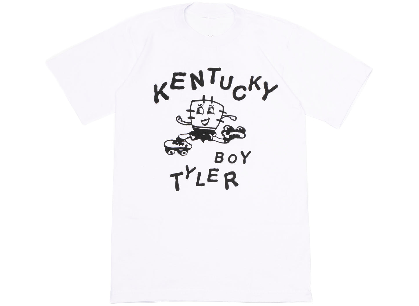 Kentucky Boy Tyler Frolick Short Sleeve Tee in White