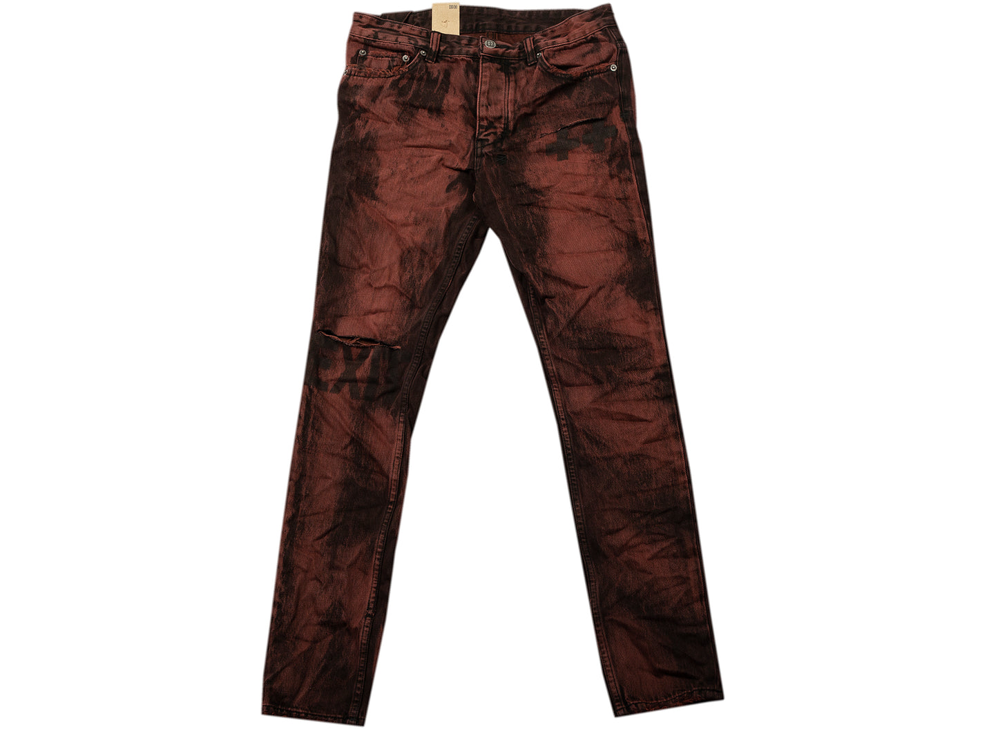 Ksubi Chitch Super Nature Jeans in Black / Red