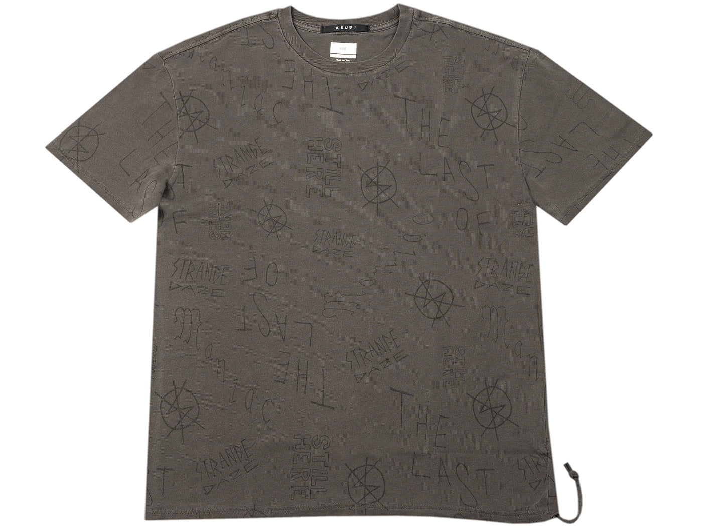 Ksubi Nowhere Biggie S/S Tee in Faded Black