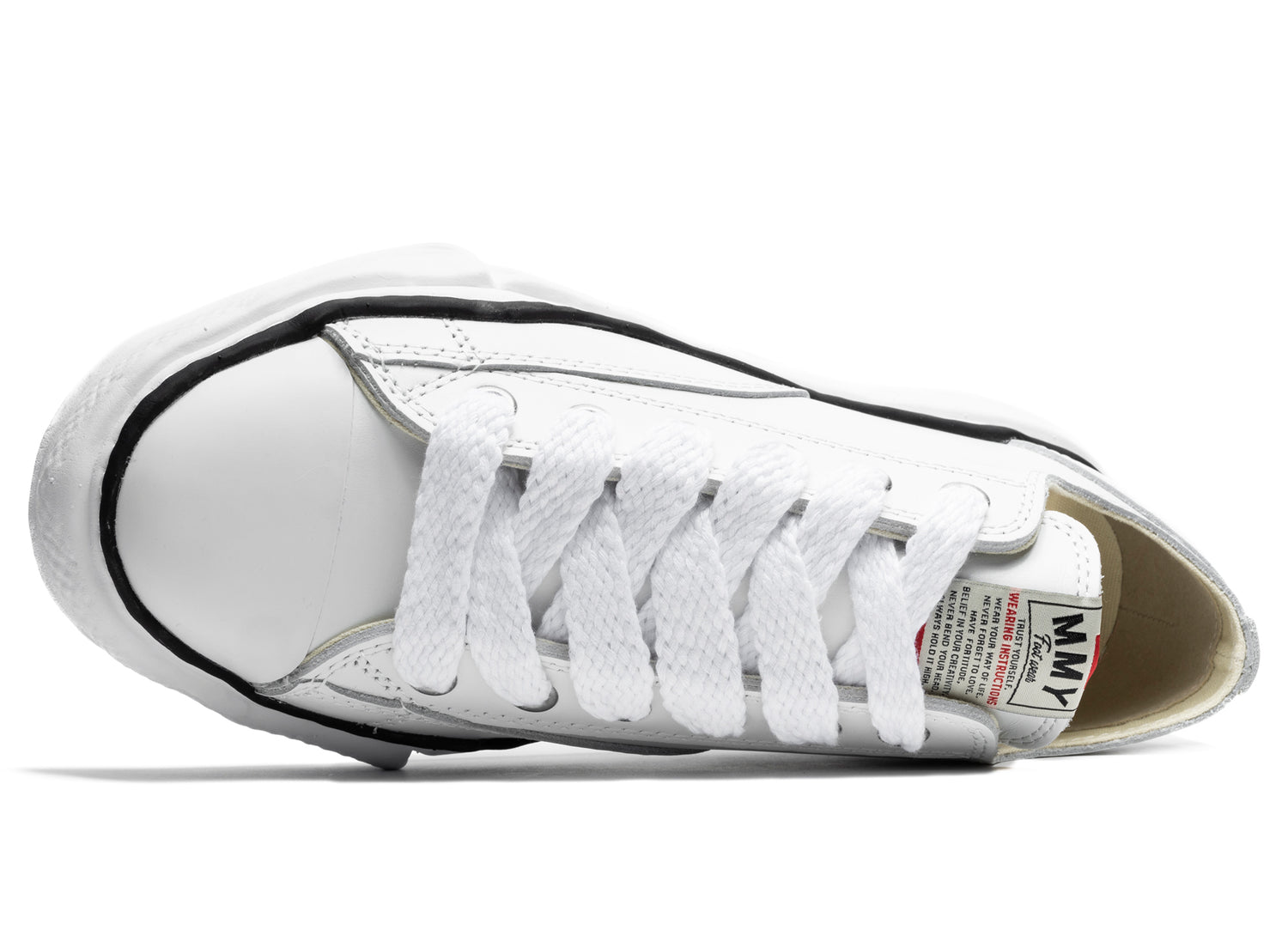 Maison Mihara Yasuhiro Low Top Lace Up Sneaker in White – Oneness