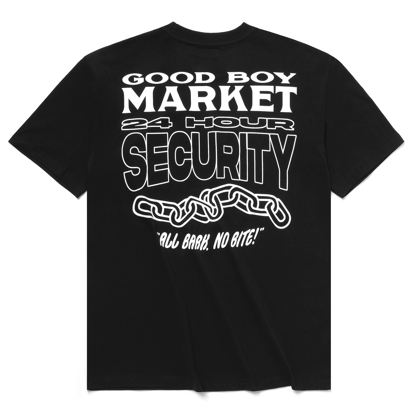 Market Guard Dog Maximum Security T-Shirt in Black