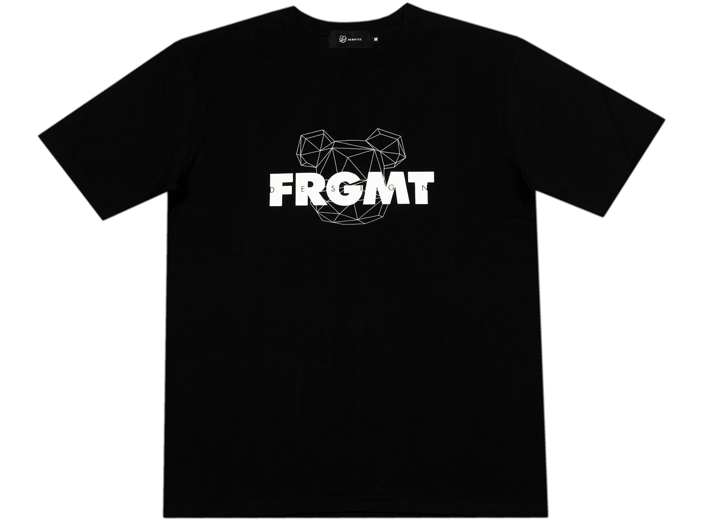Medicom Toy Be@rbrick x fragmentdesign 2020 Spray Logo Tee in Schwarz