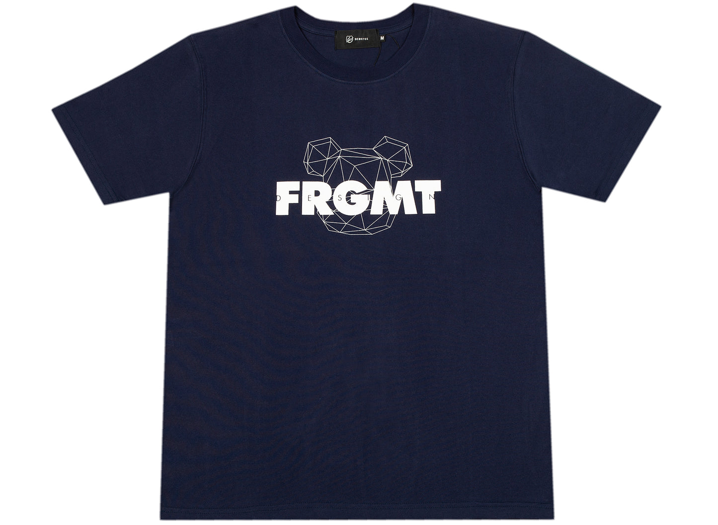Medicom Toy Be@rbrick x fragmentdesign 2020 Spray Logo Tee in Navy