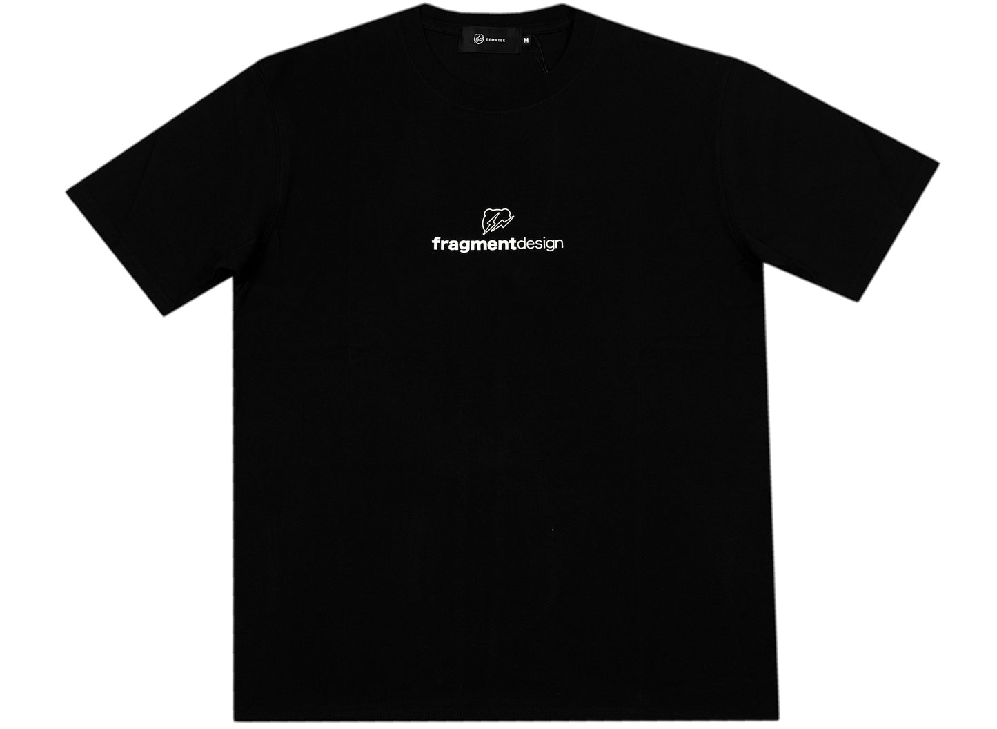 Camiseta con logo Medicom Toy Be@rtee x fragmentdesign en negro