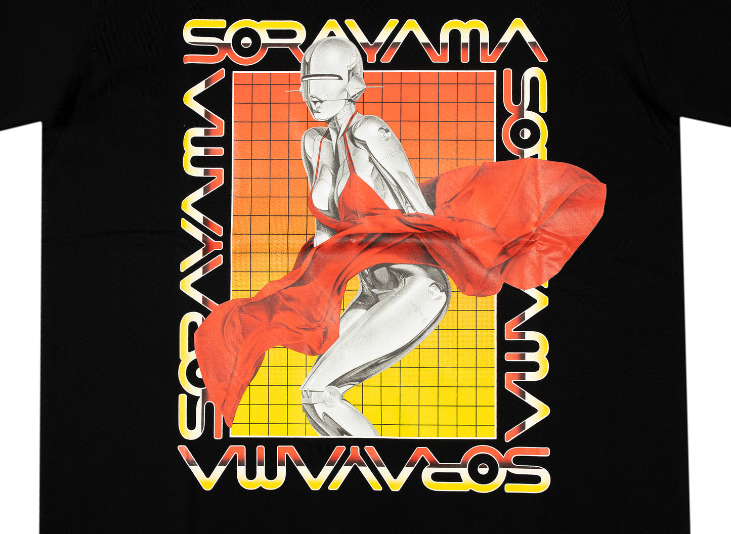 Medicom Toy x Hajime Sorayama Sexy Robot 03 Tee in Black / Yellow