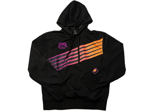Men's Nike KMA Basketball Hoodie in Black / Vivid Purple