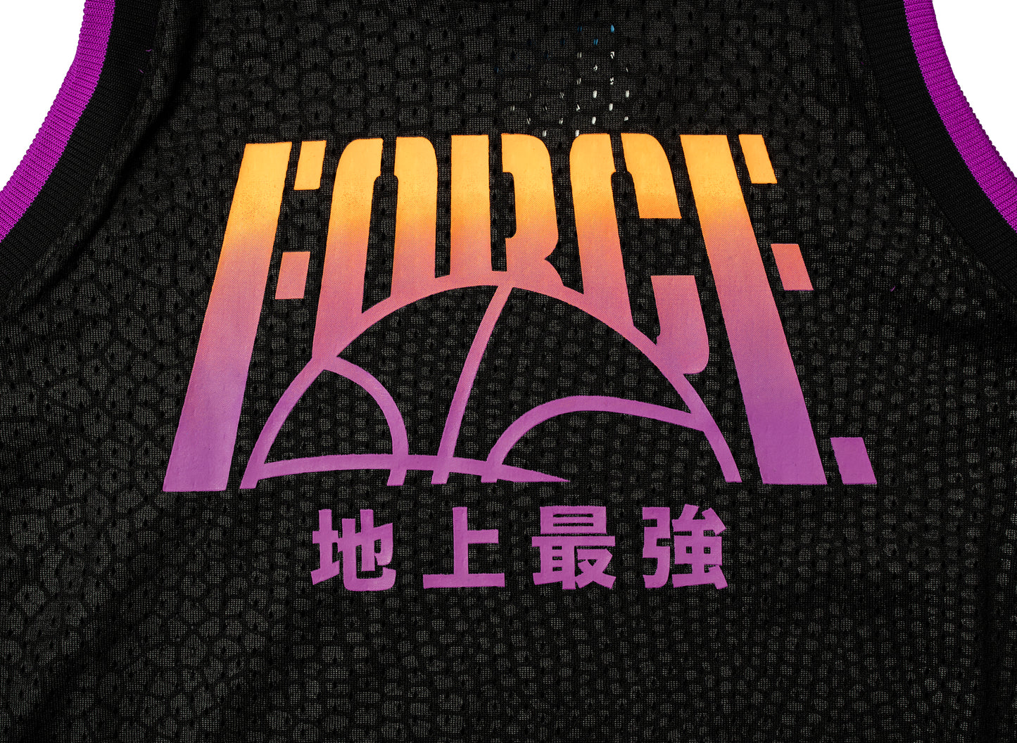 Men's Nike KMA Basketball Jersey in Black / Vivid Purple
