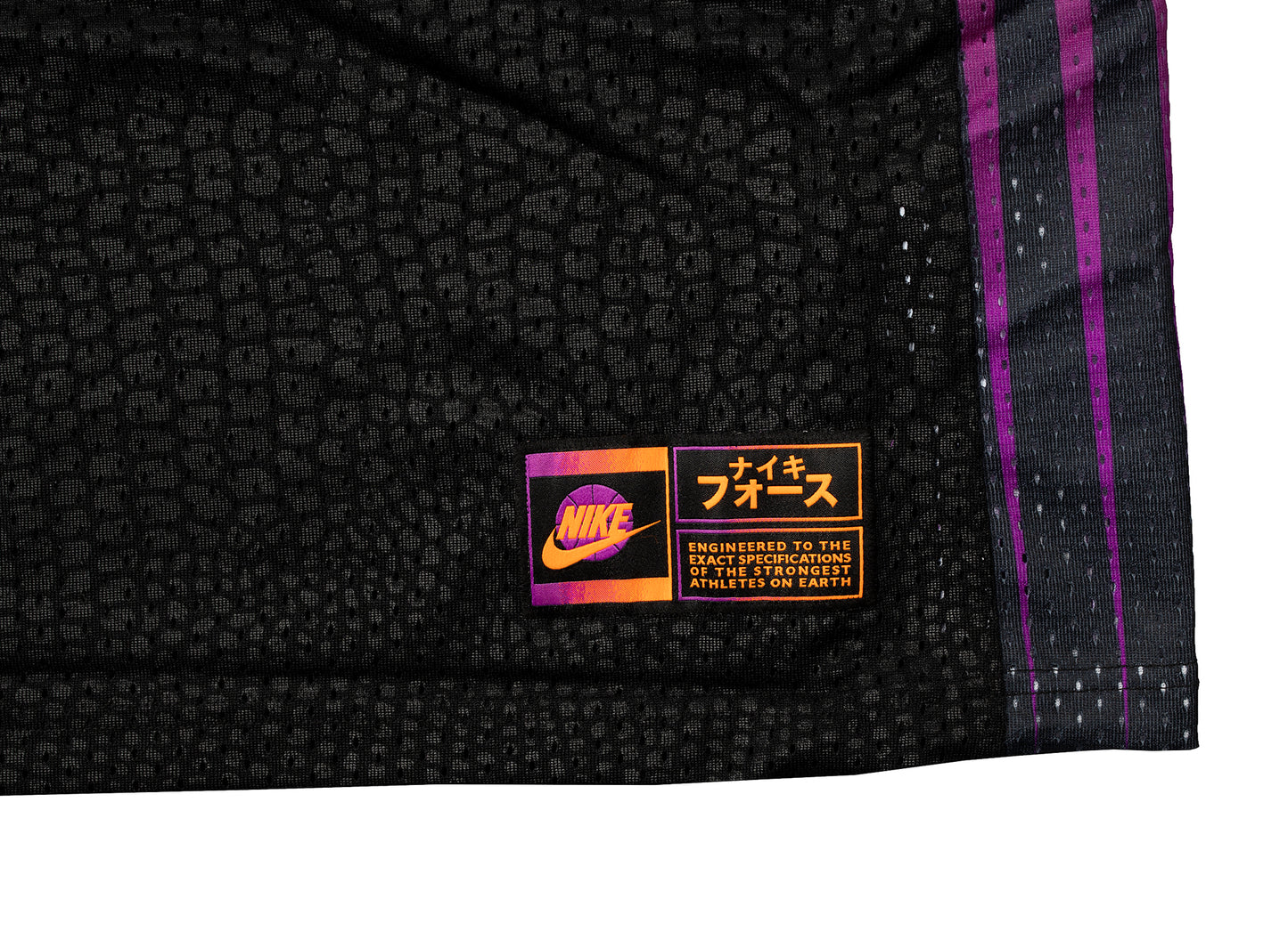 Men's Nike KMA Basketball Jersey in Black / Vivid Purple