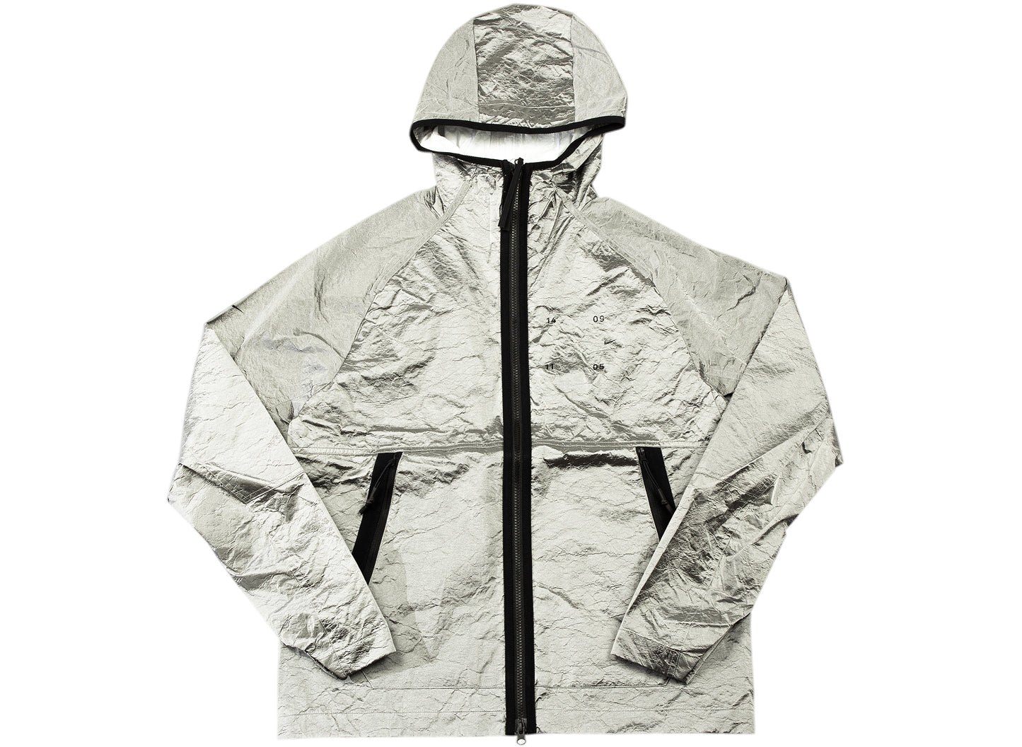 Men's Nike Sportswear Tech Pack Woven Hooded Jacket in Black / Volt