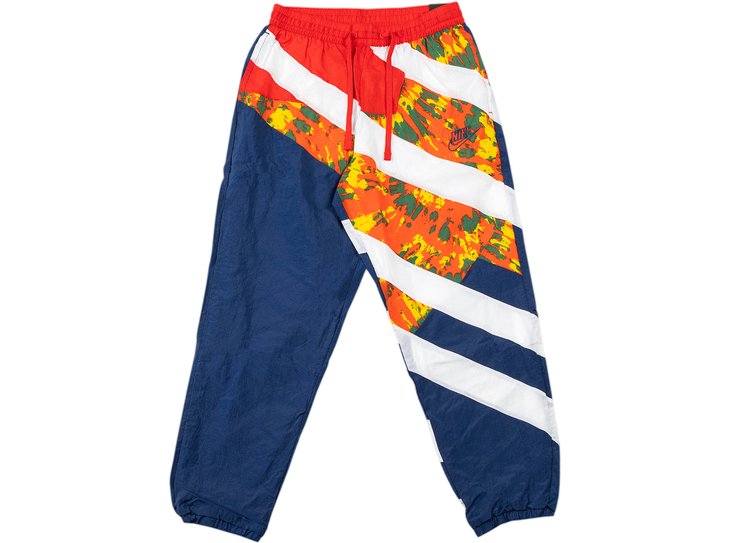 Men's Nike Throwback Basketball Pants in Blue Void / White / University Red
