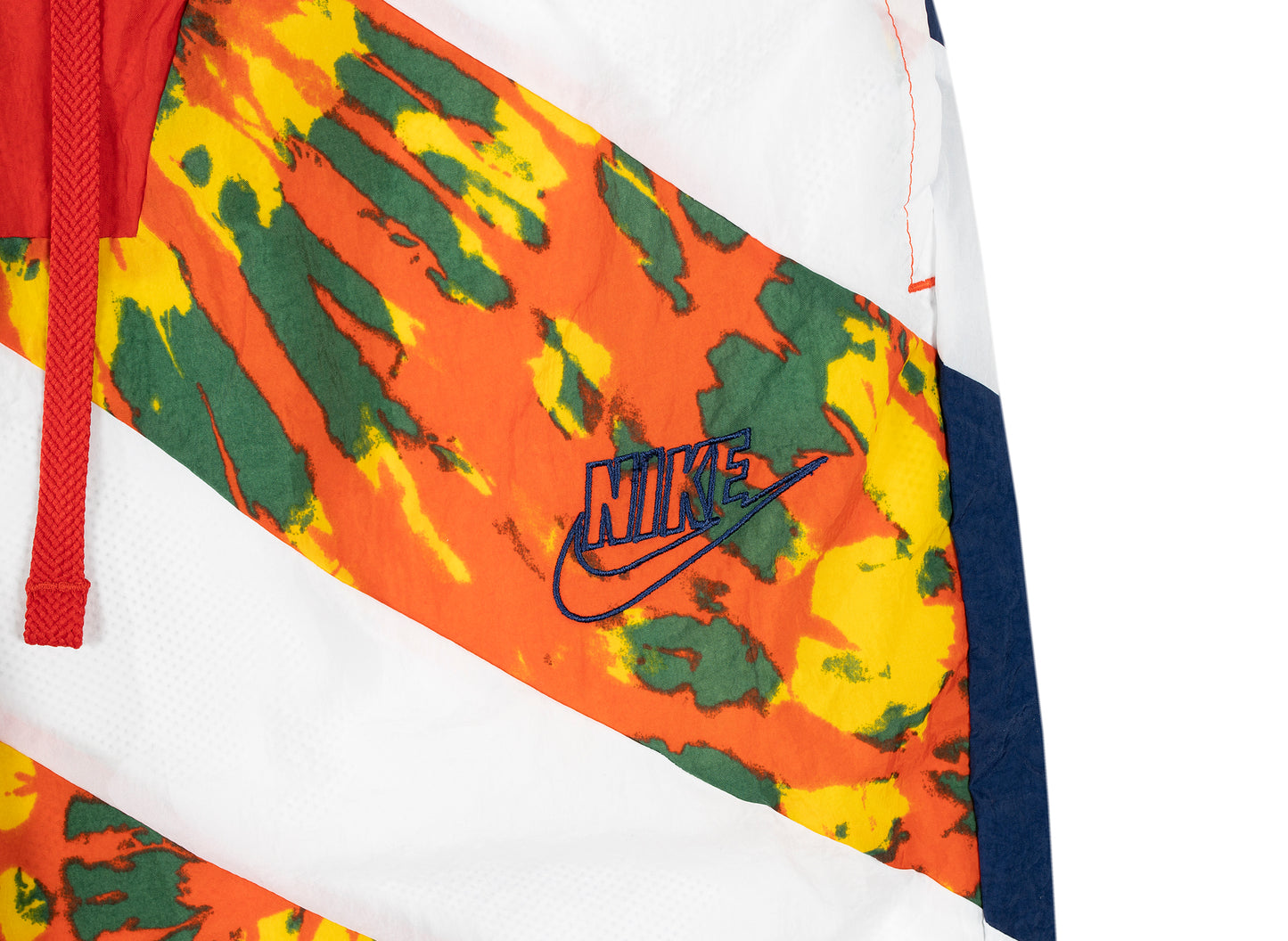 Men's Nike Throwback Basketball Pants in Blue Void / White / University Red