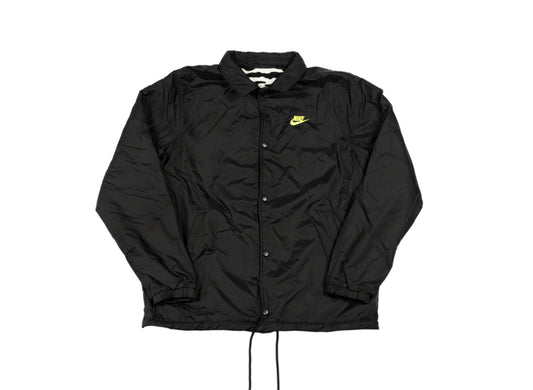Men's Nike Zip Up Reversible Jacket in Black / Volt