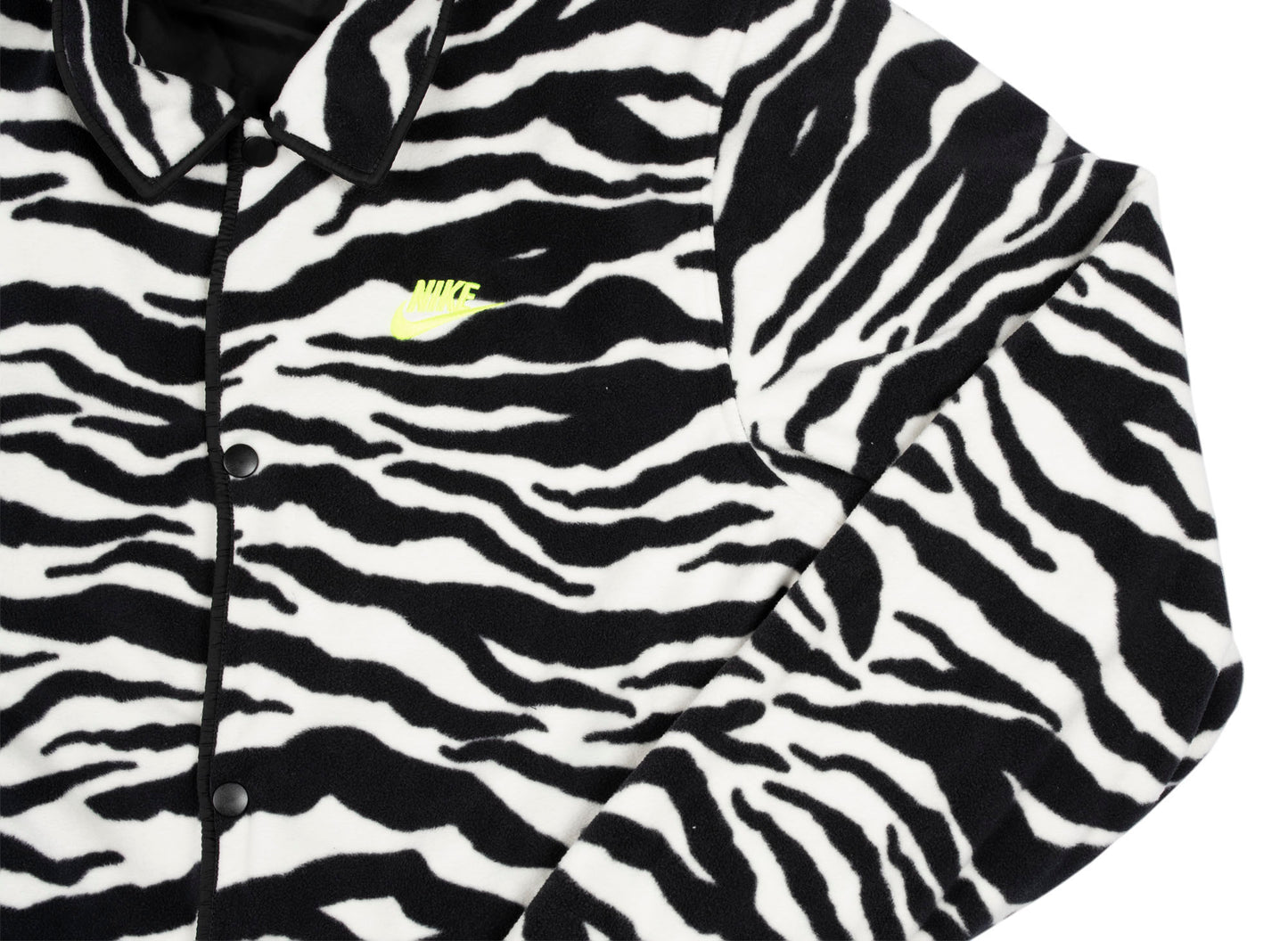 Men's Nike Zip Up Reversible Jacket in Black / Volt