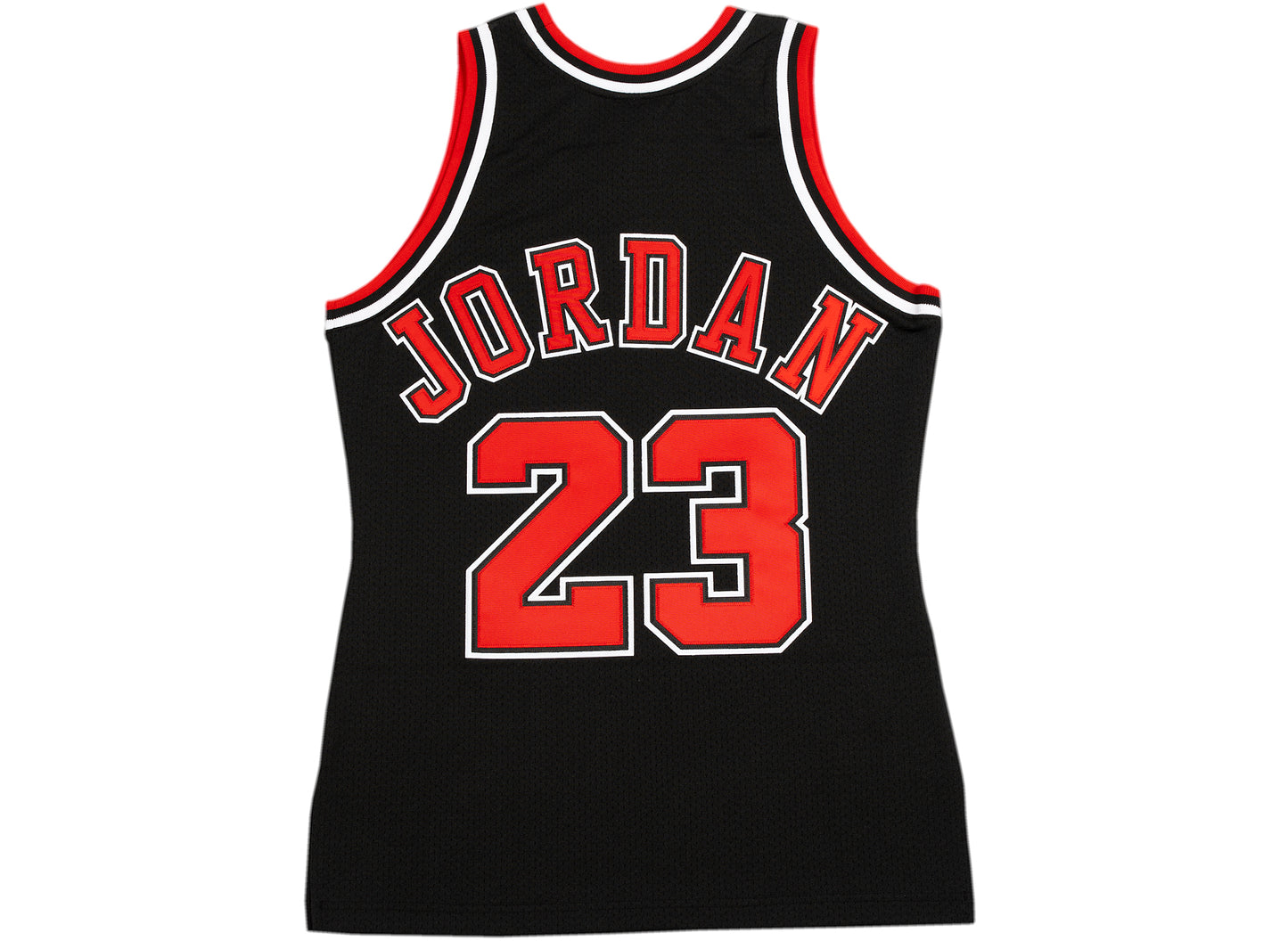 Mitchell & Ness Authentic Jersey Chicago Bulls Alternate 1997-98 Michael Jordan in Black / Red
