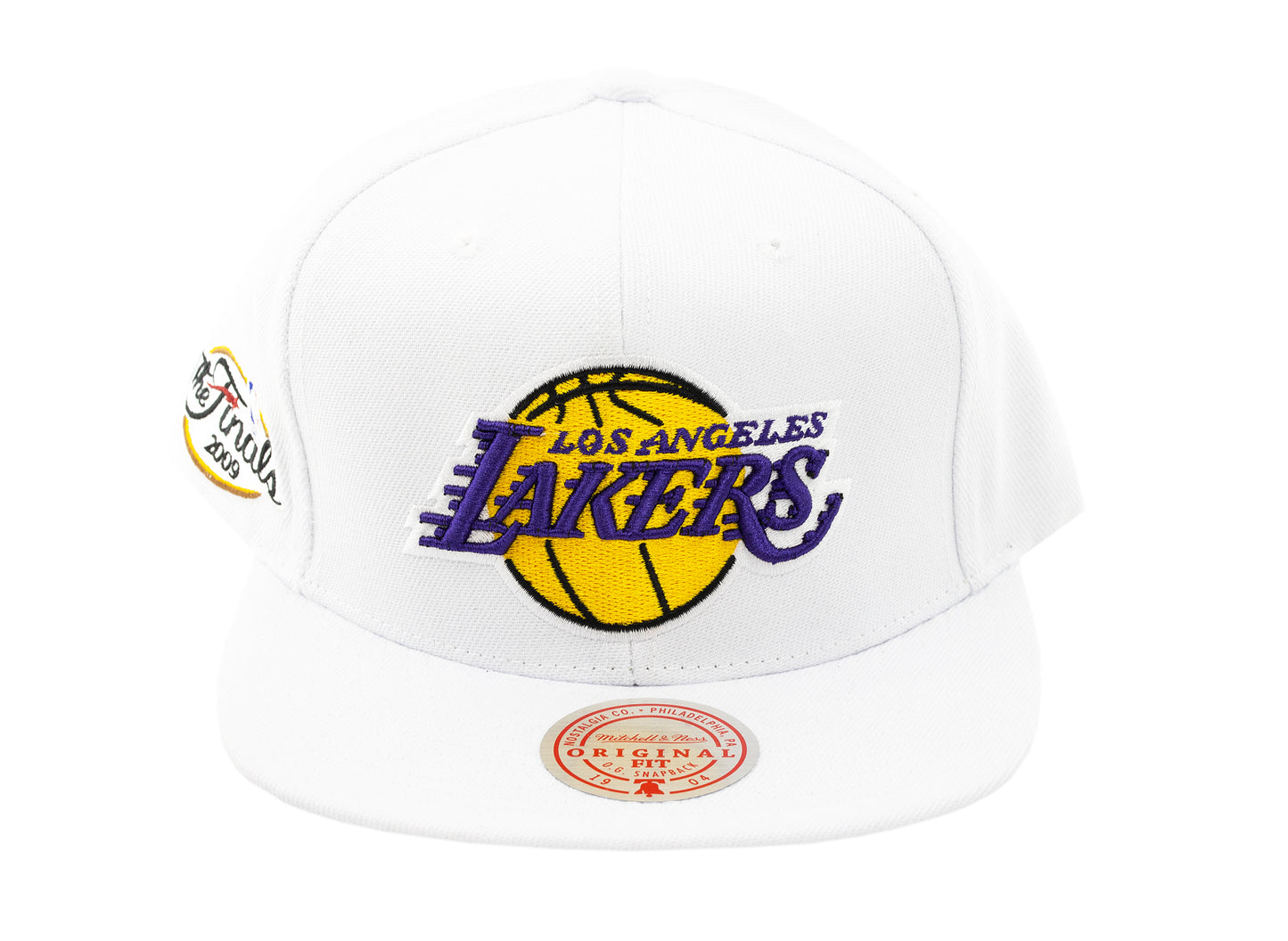 Mitchell & Ness NBA Finals Patch HWC Los Angeles Lakers in Weiß