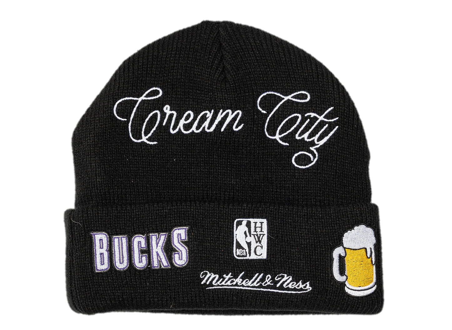 Mitchell & Ness NBA Hyperlocal Milwaukee Bucks Beanie
