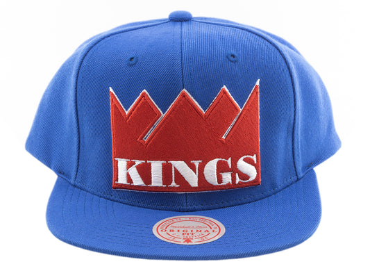 Mitchell & Ness NBA Remix Logo Snapback 'Sacramento Kings' in Blue