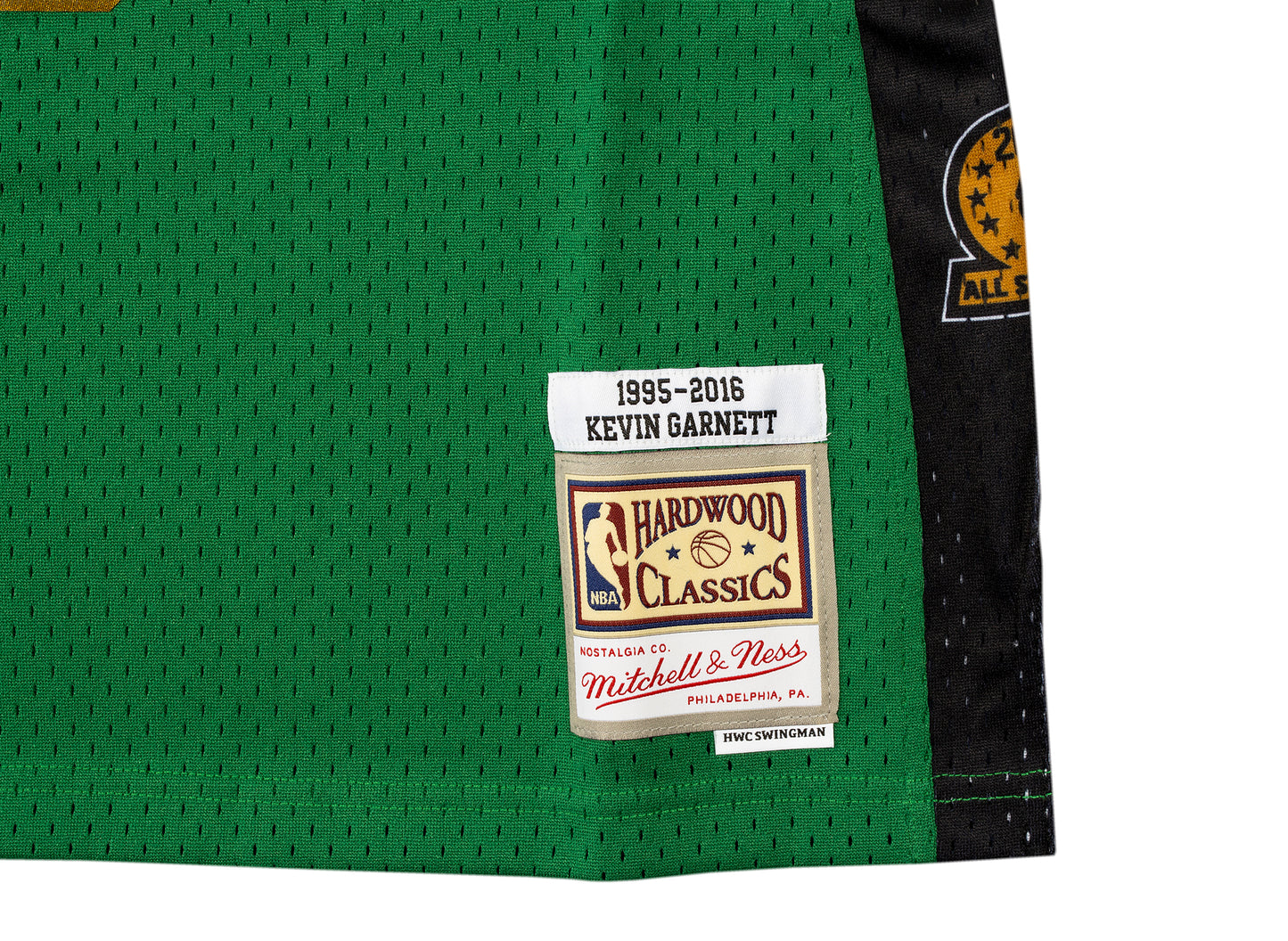 Mitchell & Ness NBA Swingman Kevin Garnett 95 Celtics Jersey in Green