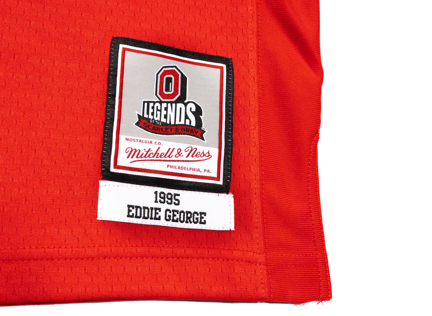 Mitchell & Ness NCAA 1995 Eddie George Ohio State Football Jersey