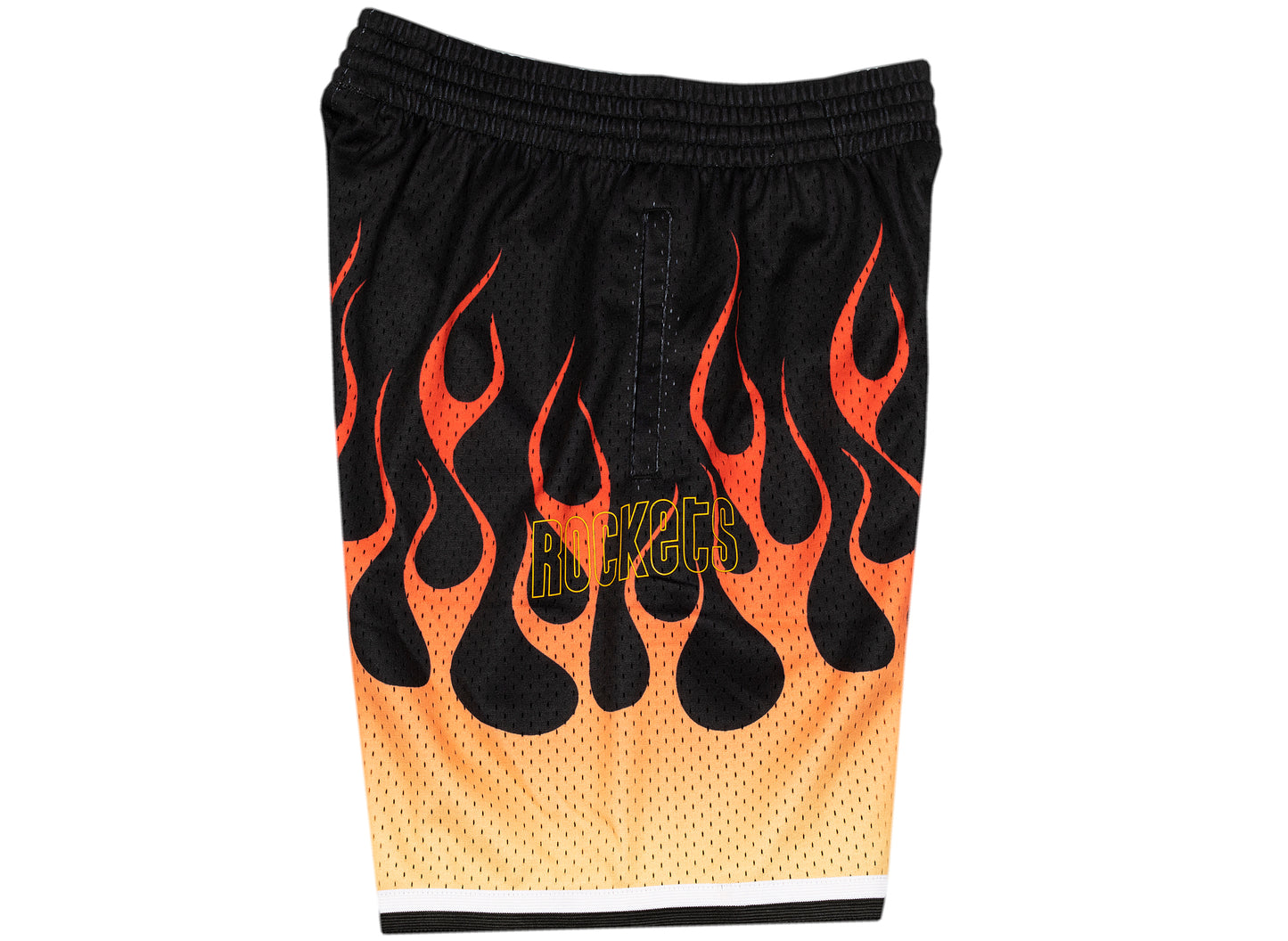 Mitchell & Ness Swingman Houston Rockets 1993-94 Flame Shorts in Black / Red