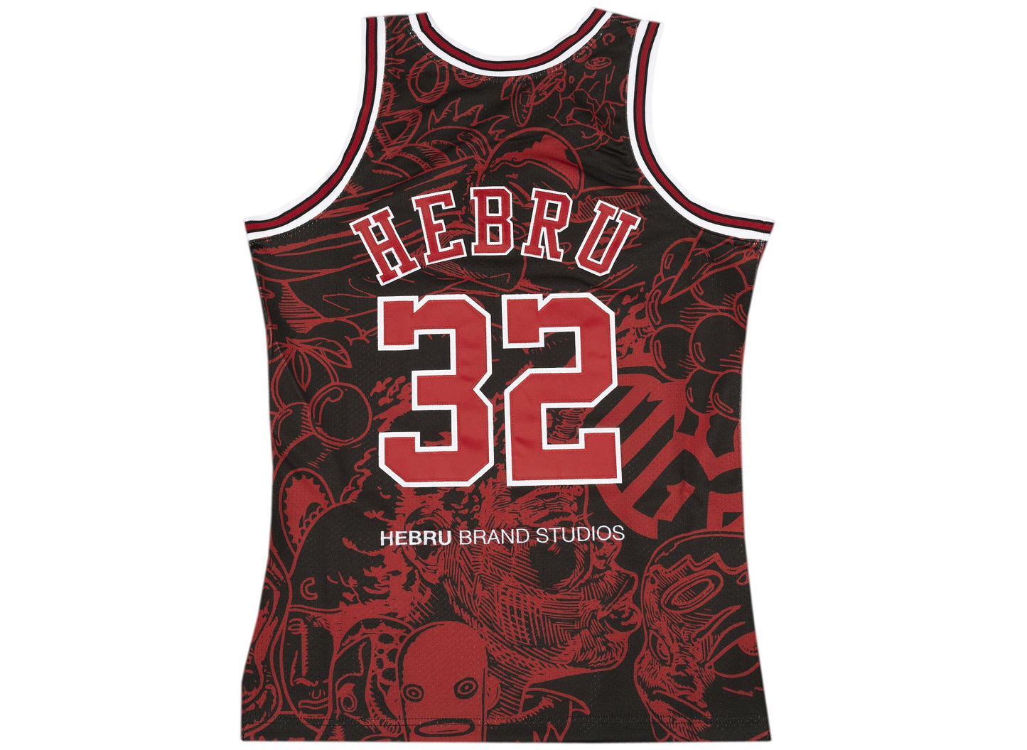 Mitchell & Ness x Hebru Brantley NBA Bulls Jersey in Black
