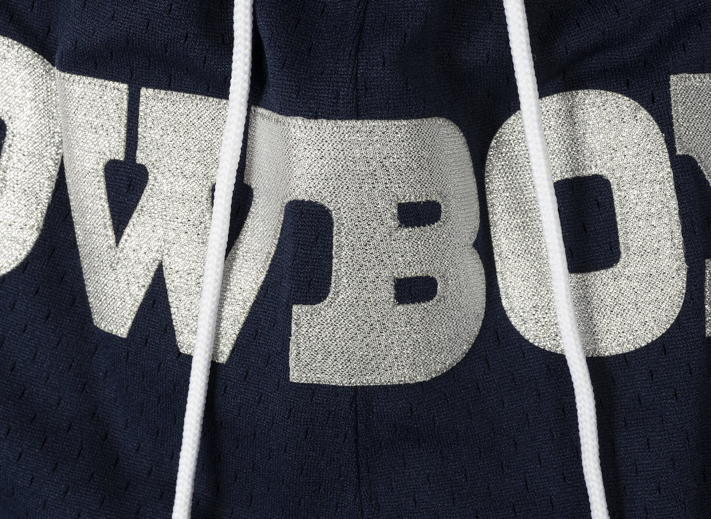 Mitchell & Ness x Just Don Championship Cowboys Shorts in Navy / Heather Grey / White