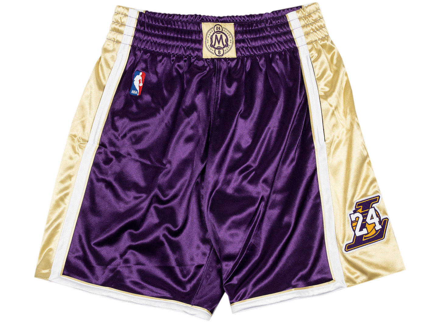 Pantalones cortos auténticos de la NBA Lakers 96 Kobe x Mitchell & Ness Hall of Fame