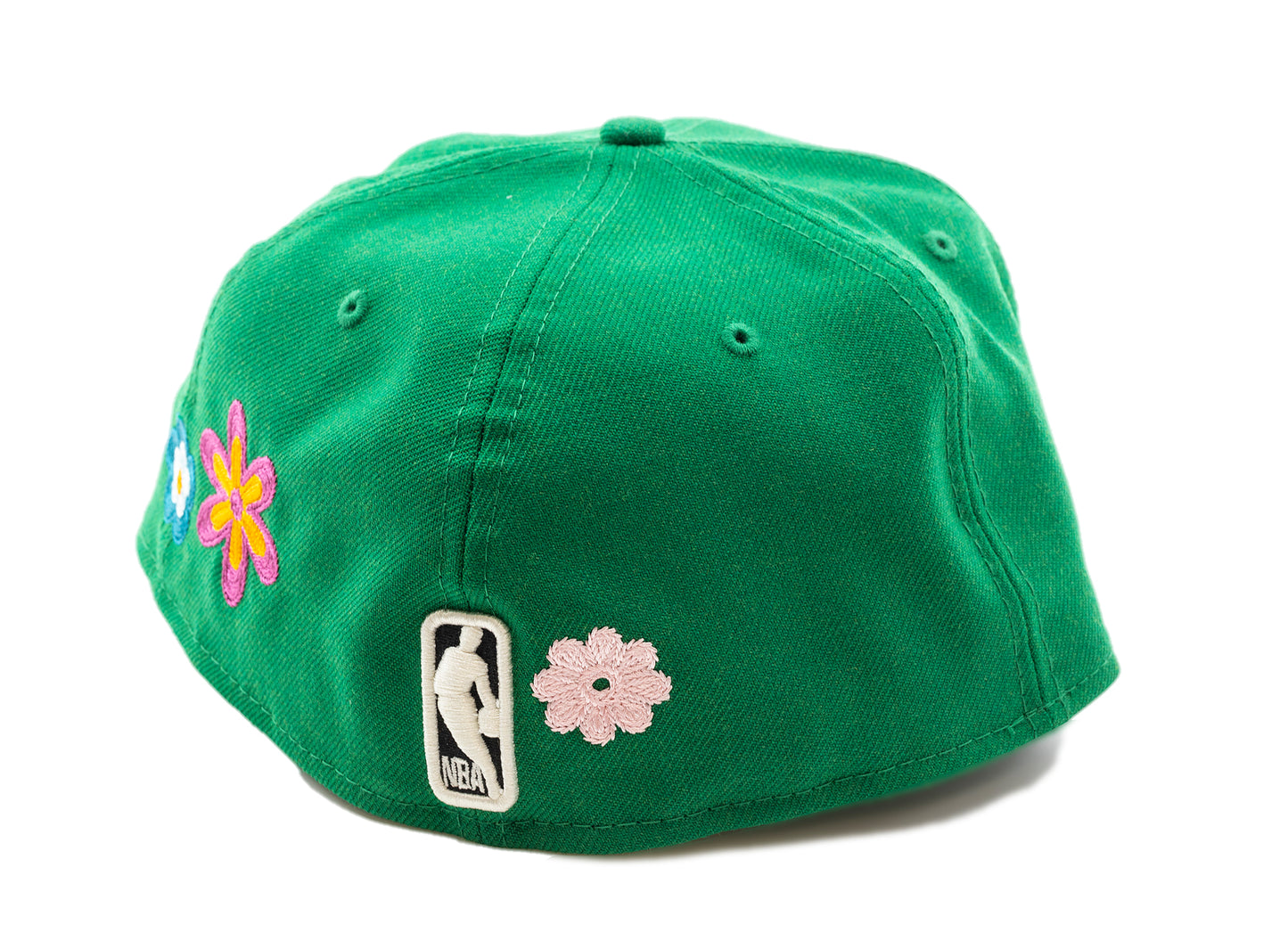 New Era Boston Celtics Floral Fitted Hat in Green