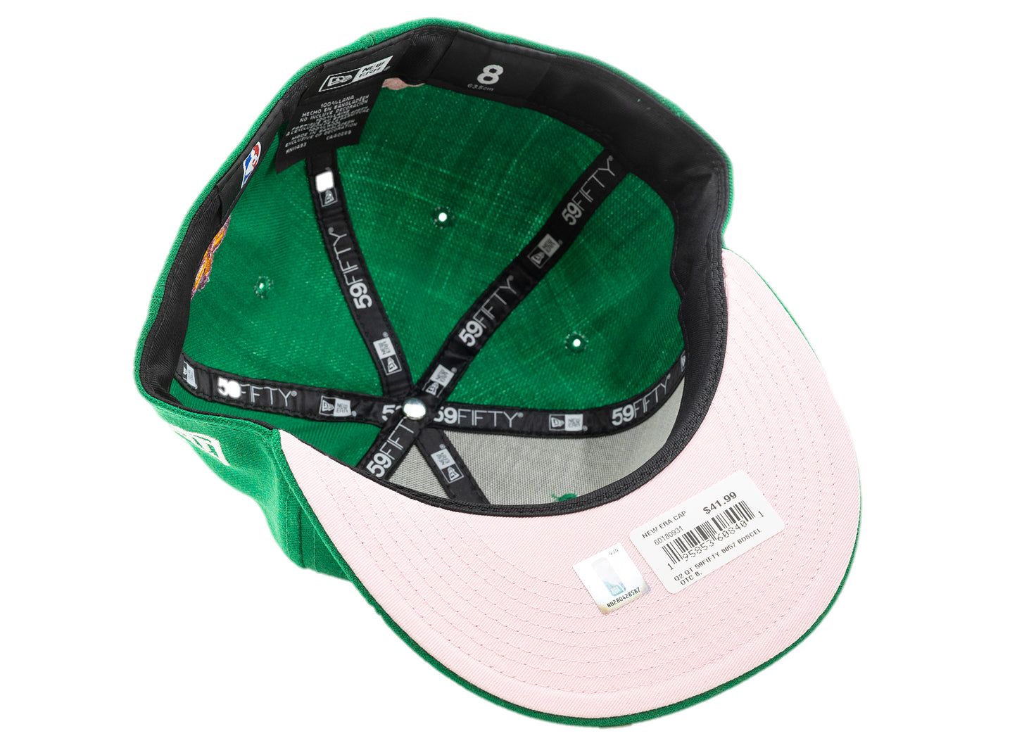 New Era Boston Celtics Floral Fitted Hat in Green