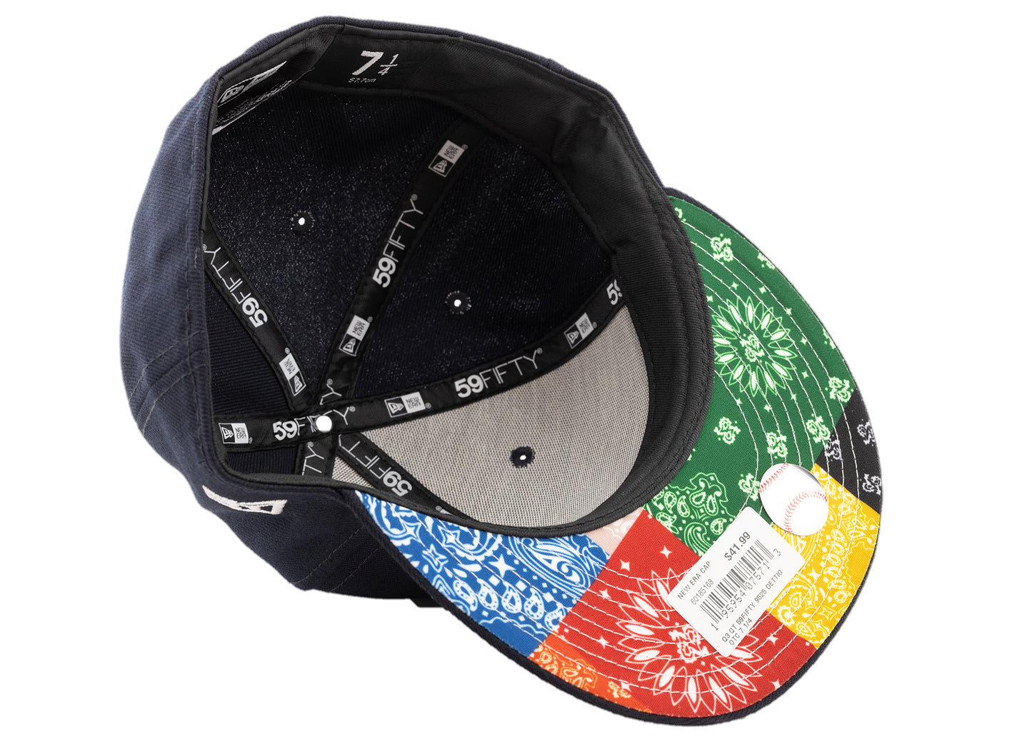 Gorra ajustada New Era Chicago Bulls 59FIFTY con visera Paisley