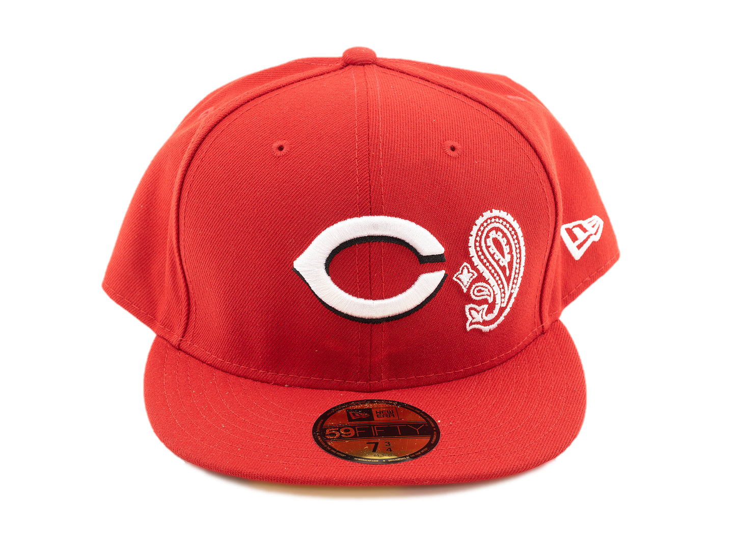 New Era Cincinnati Reds 59FIFTY Paisley Brim Fitted Hat
