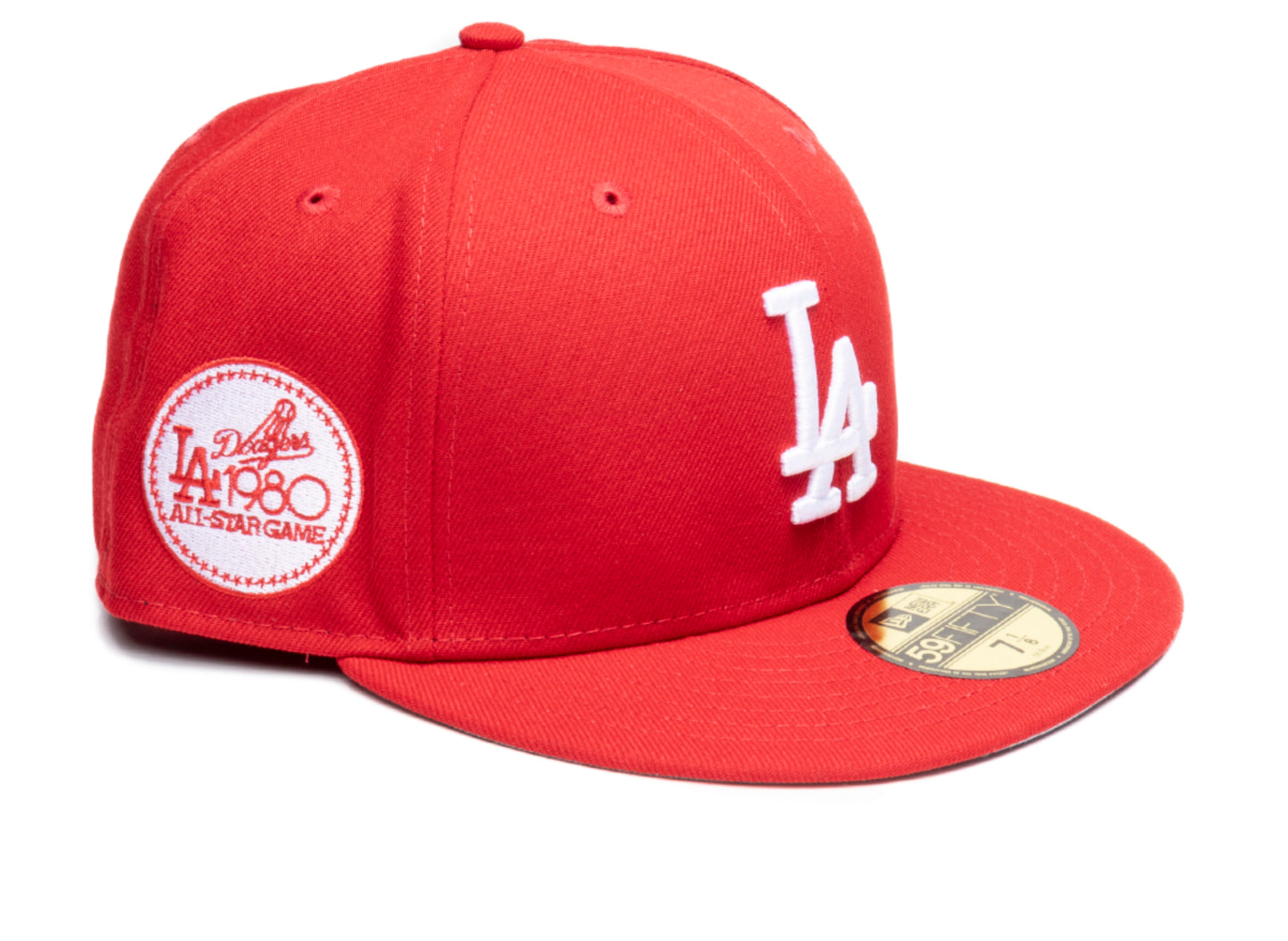 New Era Los Angeles Dodgers Side Patch Fitted Hat - view 2