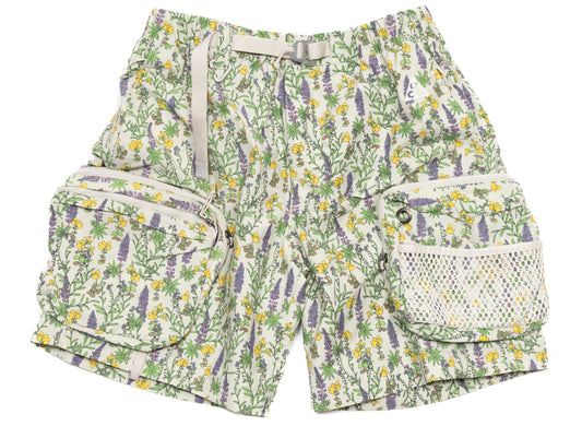 Nike ACG 'Snowgrass' Cargo Shorts in Light Bone / Light Iron Ore / Summit White