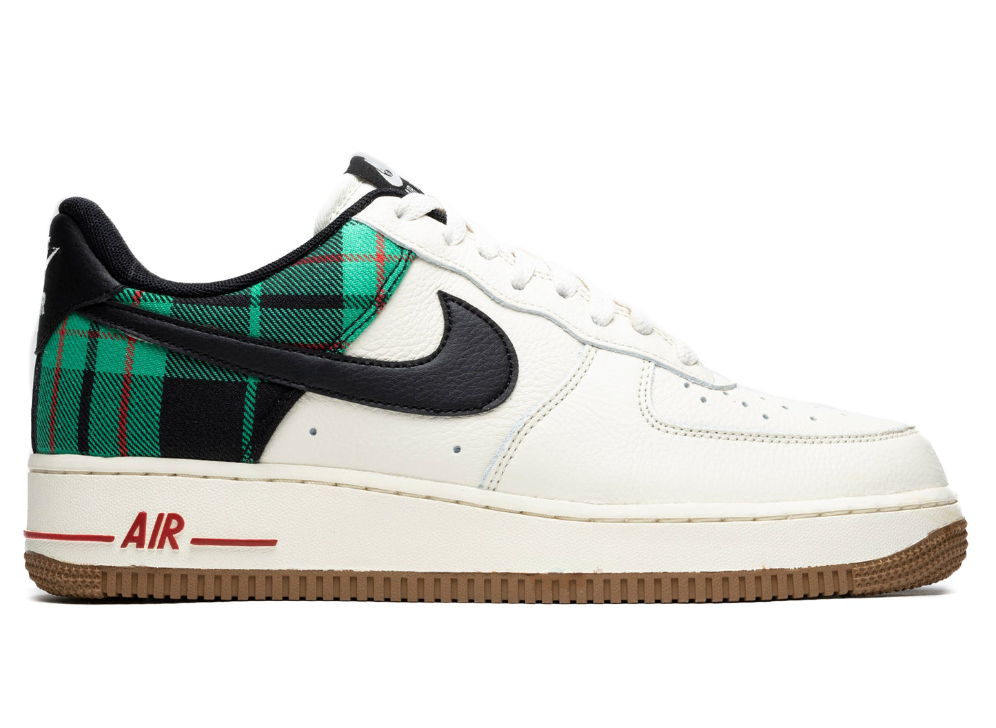 Nike Air Force 1 '07 LX 'Plaid' in Pale Ivory / Black / Stadium Green