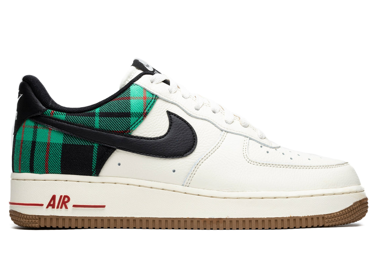 Nike Air Force 1 '07 LX 'Plaid' in Pale Ivory / Black / Stadium Green