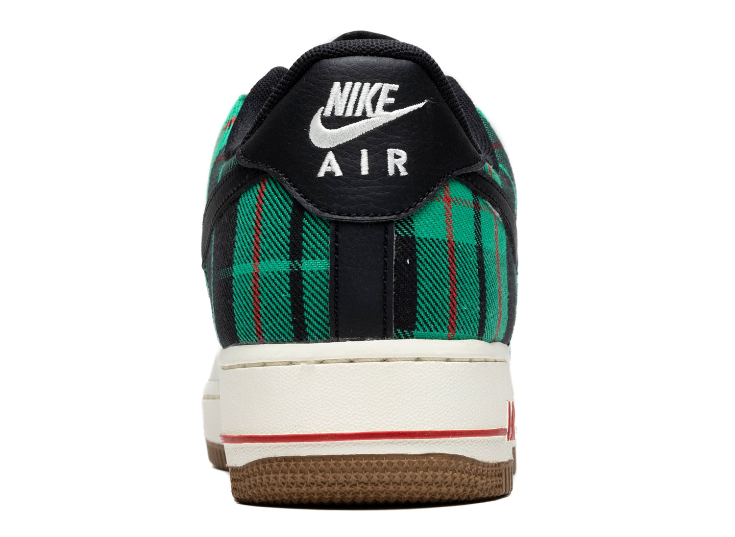 Nike Air Force 1 '07 LX 'Plaid' in Pale Ivory / Black / Stadium Green - view 2