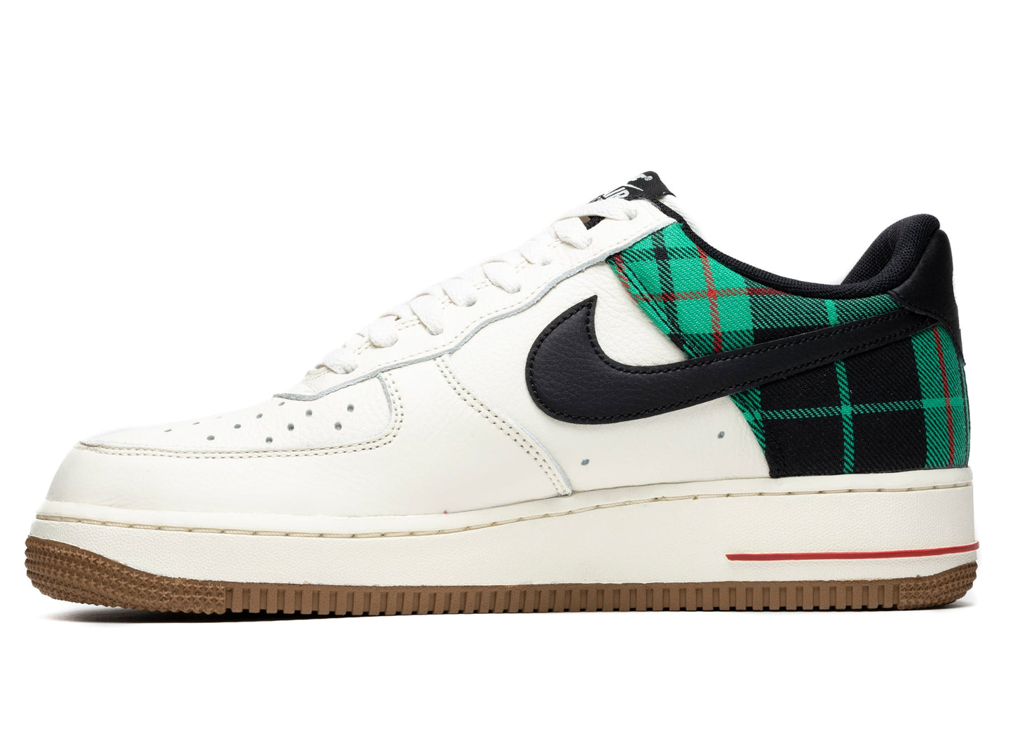 Nike Air Force 1 '07 LX 'Plaid' in Pale Ivory / Black / Stadium Green - view 3