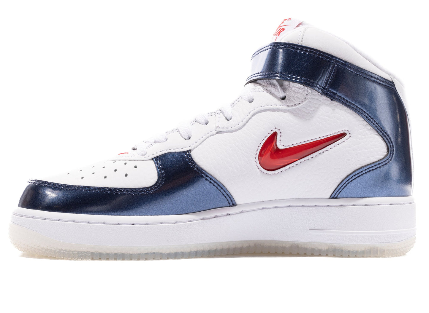 Nike Air Force 1 Mid QS 'Independence Day' in White / University Red / Midnight Navy / White