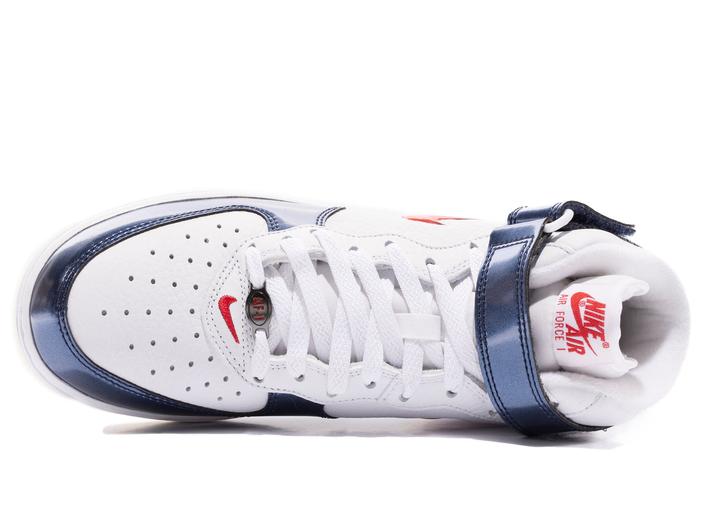 Nike Air Force 1 Mid QS 'Independence Day' in White / University Red / Midnight Navy / White
