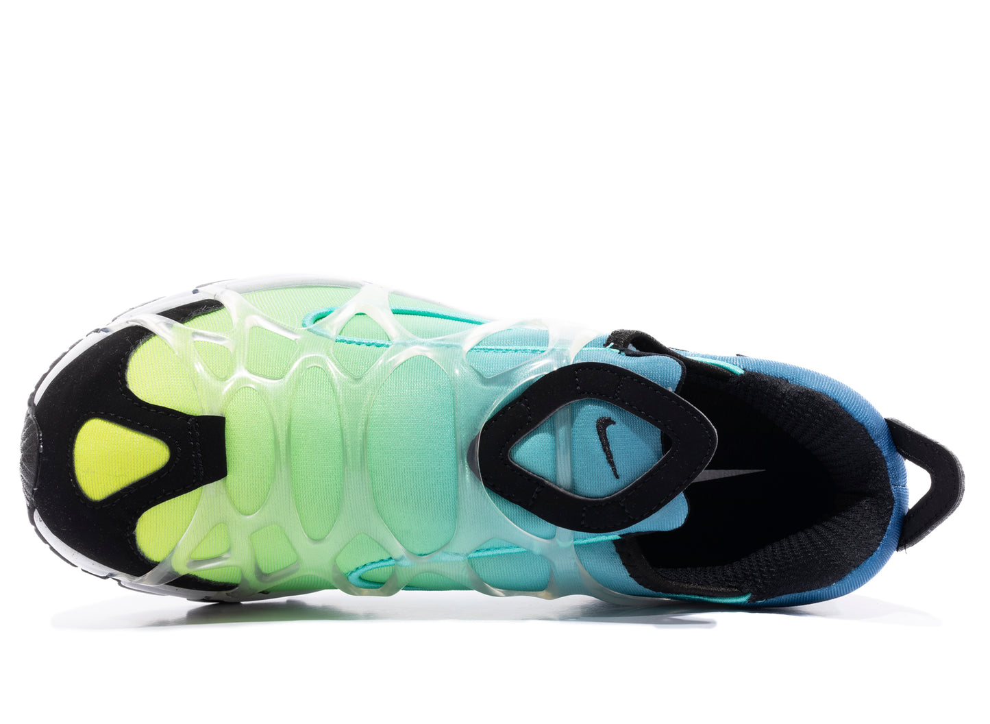 Nike Air Kukini SE in White / Black / Lemon Venom / Aurora Green