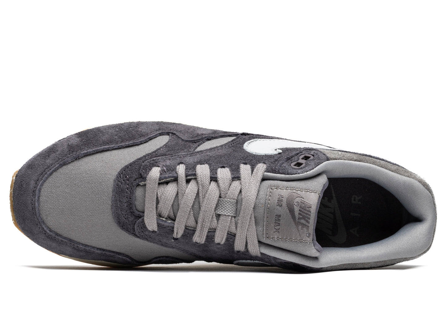 Nike Air Max 1 Premium 'Crepe' in Soft Grey / Neutral Grey / Thunder - view 3