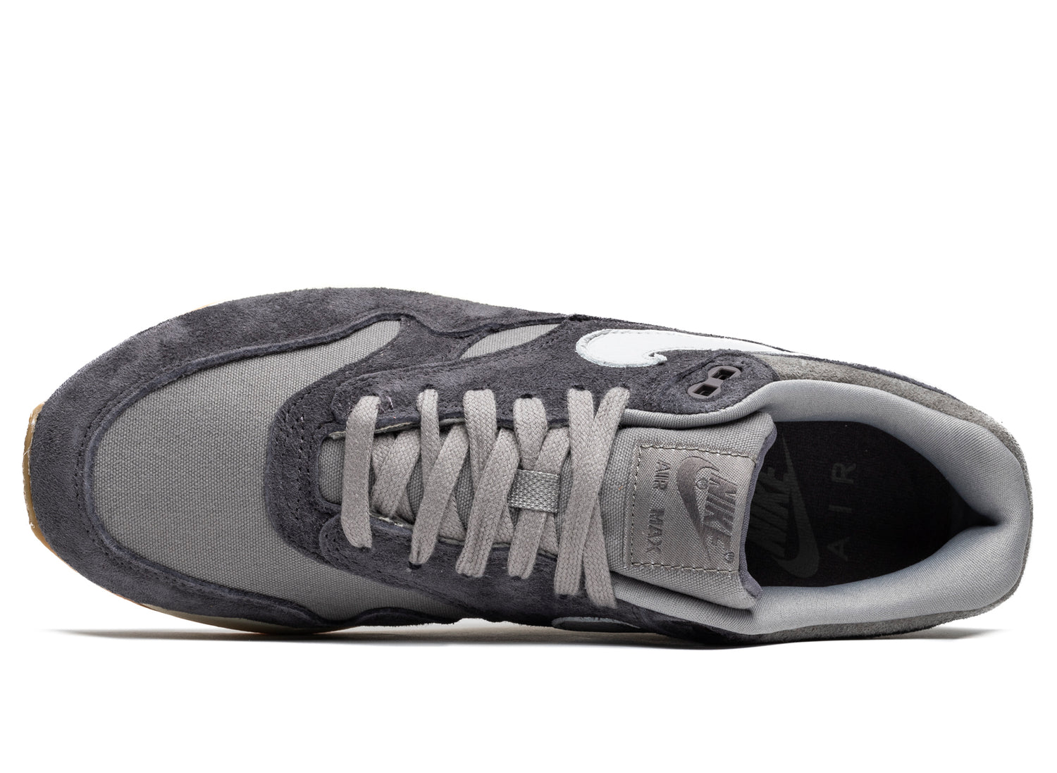 Nike Air Max 1 Premium 'Crepe' in Soft Grey / Neutral Grey / Thunder - view 3