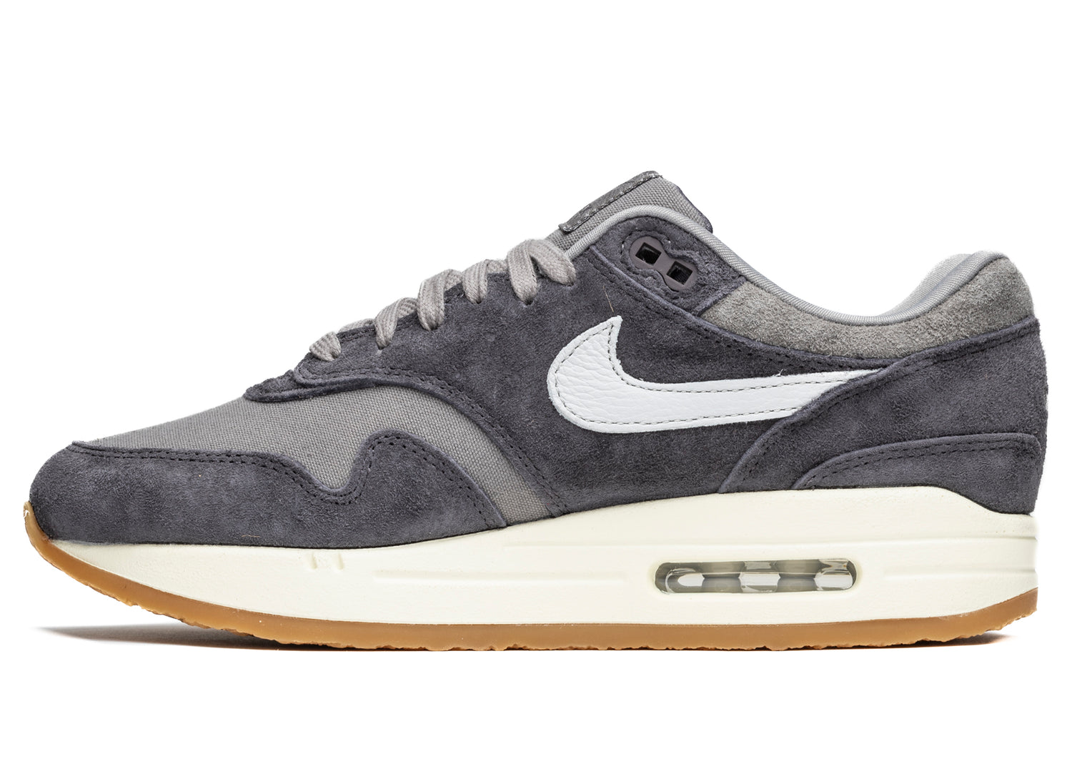 Nike Air Max 1 Premium 'Crepe' in Soft Grey / Neutral Grey / Thunder - view 4