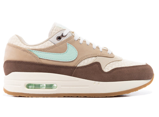 Nike Air Max 1 Premium QS 2 'Crepe' in Medium Brown / Mint Foam / Mushroom / Muslin