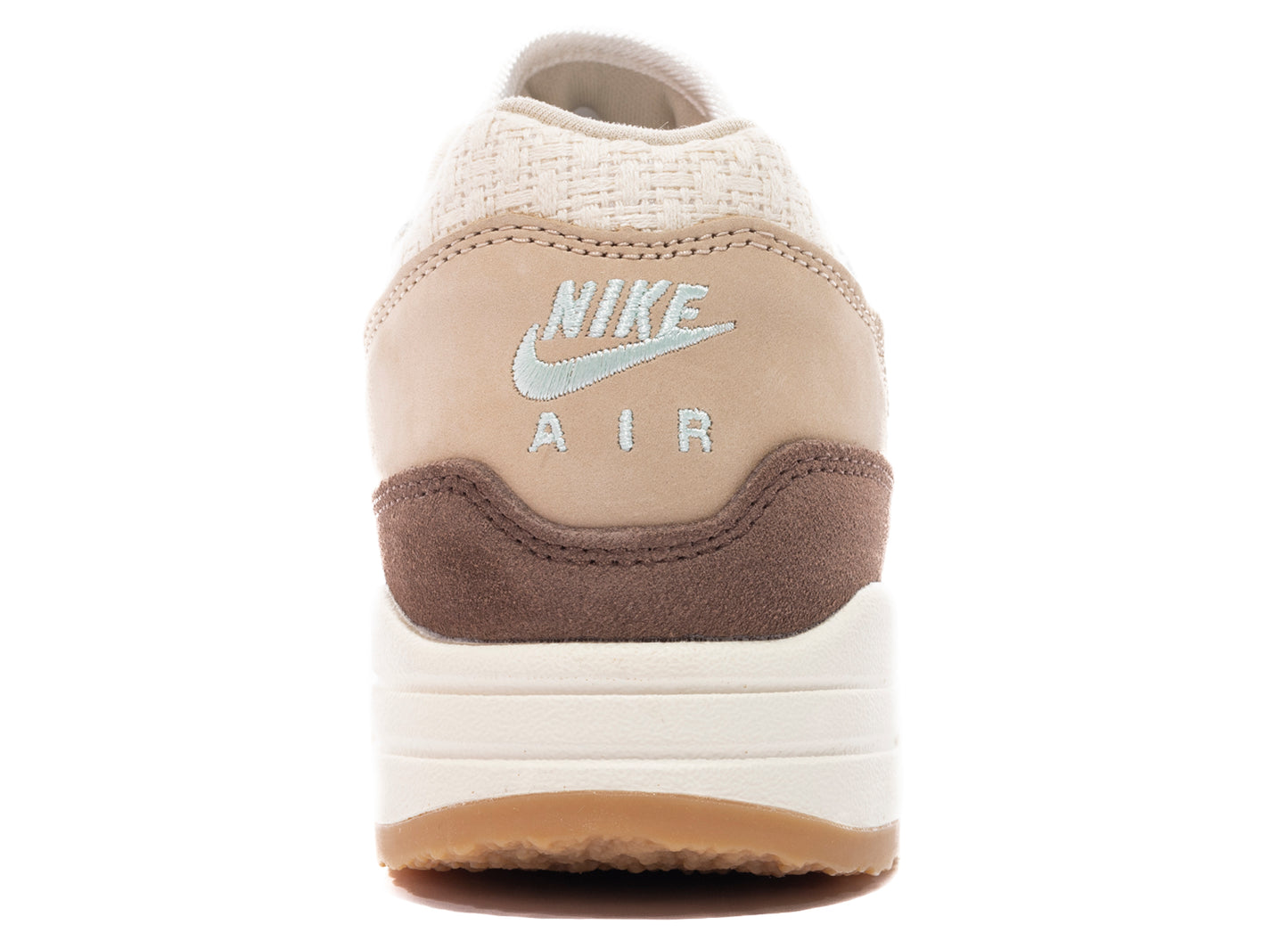 Nike Air Max 1 Premium QS 2 'Crepe' in Medium Brown / Mint Foam / Mushroom / Muslin