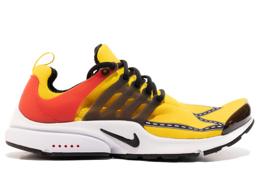 Nike Air Presto in Speed Yellow / Black / University Red / White