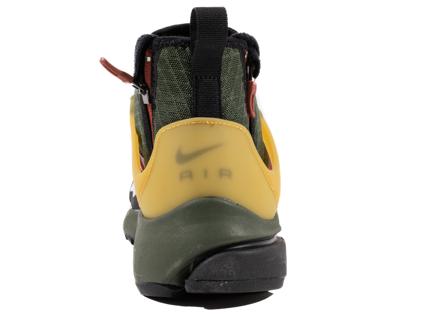 Nike Air Presto Mid Utility in Carbon Green / Black / Ghost / Pollen