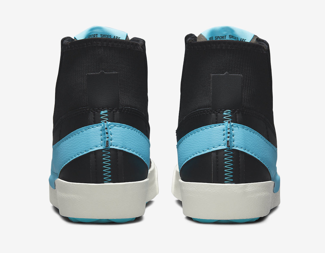 Nike Blazer Mid '77 Jumbo in Black / Baltic Blue - view 2